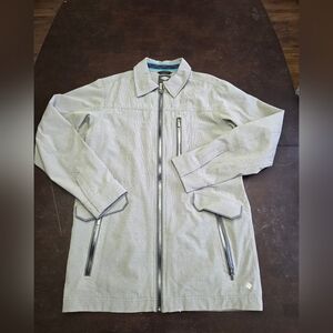 Columbia Women's Large Coat Omni-Heat Rain Jacket Gray